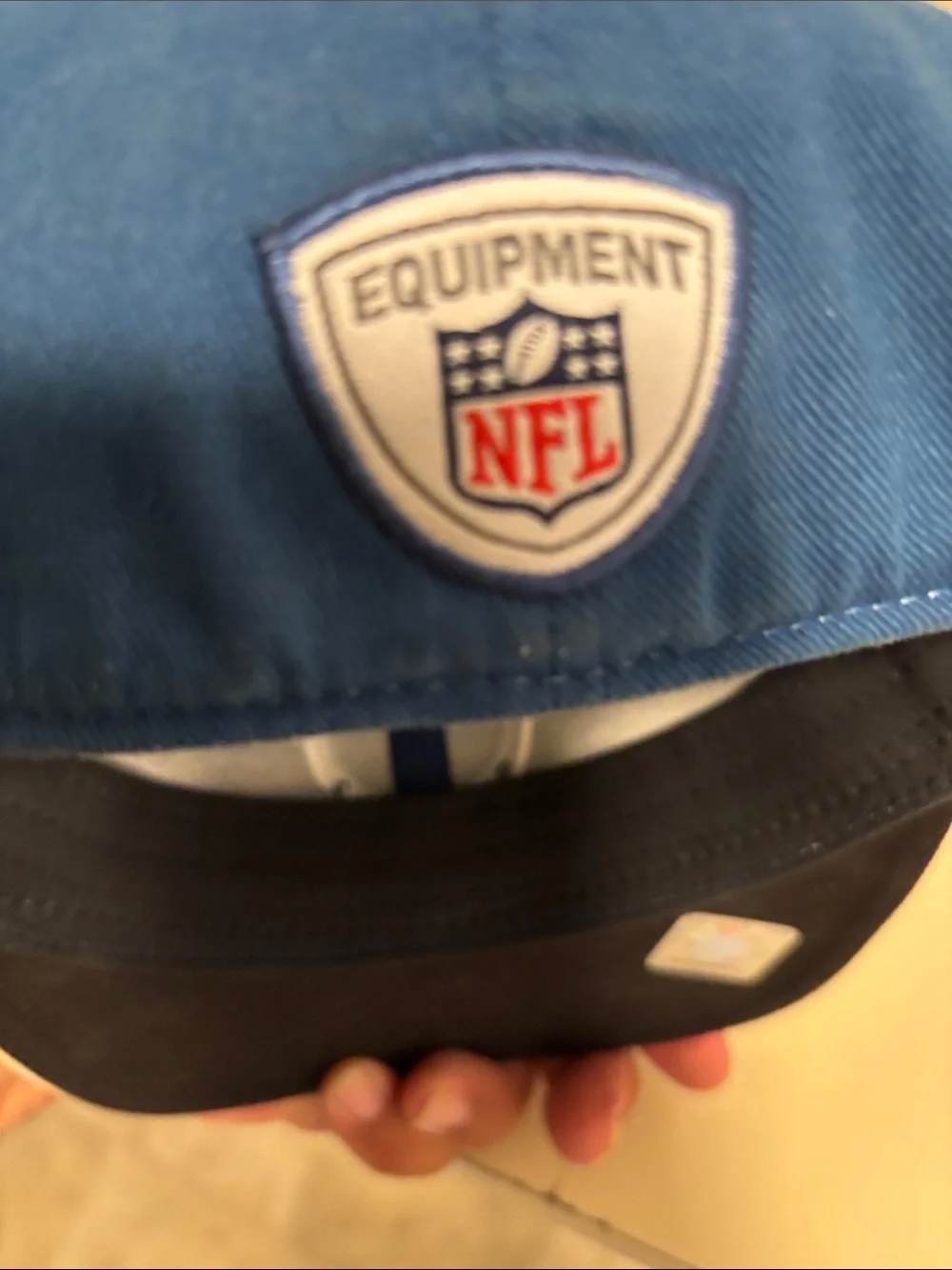 NFL Kids Blue and Cream Cap with Horseshoe Logo